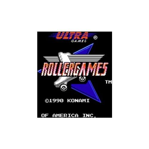 Rollergames Region Free 8 Bit Game Card For 72 Pin Video Game Player