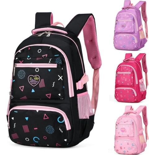 2019 new school bag elementary school girl princess backpack large capacity protection spine lightweight child burden backpack