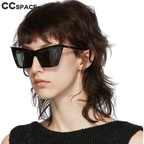 53126 Fashion Week Small Frame Cat Eye Brand Sunglasses Designer Fashion Mens and Womens Anti-Ultraviolet Retro Glasses