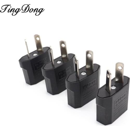TingDong 2pcs Universal EU/US to AU NZ Power Plug Travel Adapter Converter 2 Flat Pin for Australia New Zealand