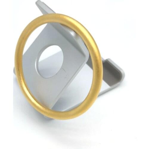 Solid 24 k Gold AUTHENTIC Plain Circle Bangle Bracelet Heavy Classics Wide 6MM 61 mm Diameter