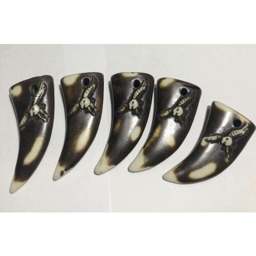 YQTDMY 10 pcs Personalized cool mens hawk totem biker keychain