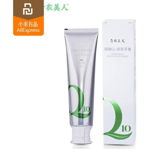 Xiaomi youpin Q10 Toothpaste Whitening Toothpaste Toothbrush Green Tea Taste fo Adult Children