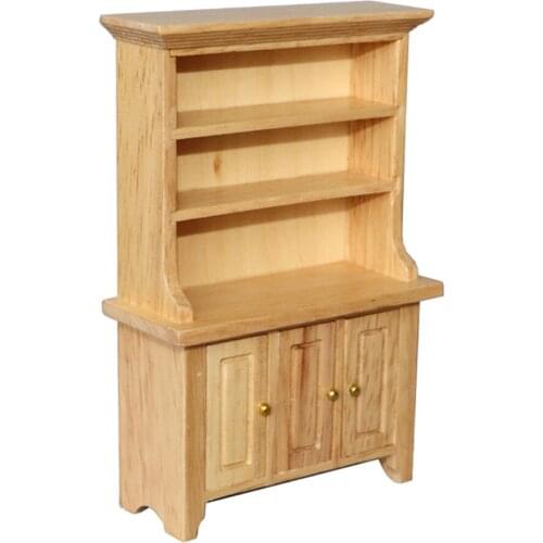 1/12 Doll House Book Shelf Simulation Model Furniture Scenery Ornaments