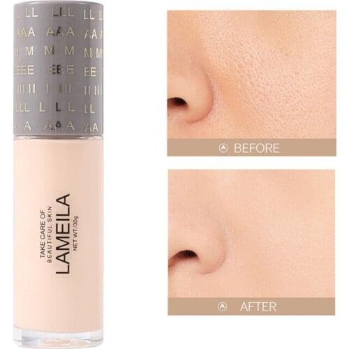 1pc Liquid Foundation Matte Natural Whitening Makeup Primer Concealer Oil Control Waterproof Base Makeup Bb Cream Cosmetics