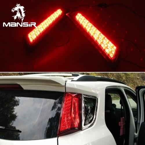 12V Car LED Rear Bumper Light Reflector Taillights Fog Lamp Reverse Lights For Ford Ecosport 2013 2014 2015 2016
