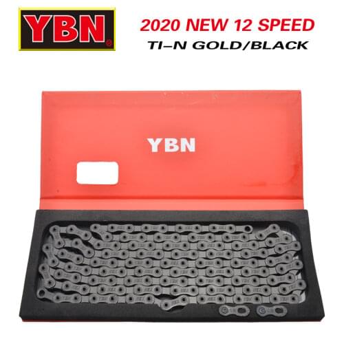 Free Shipping YBN X12L x10 x10sl x9sl x11sl bicycle chain 9 10 11s gold mountain road bike sram SHIMANO126L length
