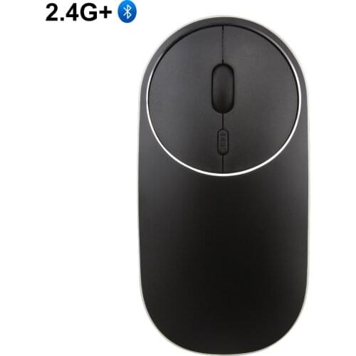 Bluetooth 4.0 Wireless 2.4G Mouse Rechargeable Silent Aluminum Alloy Ergonomic Mause USB Laser Mice With Mouse Pad For PC Laptop