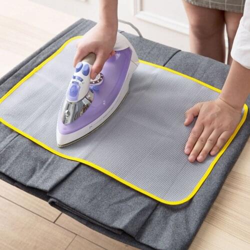 40x60cm High Temperature Ironing Cloth Ironing Pad Cover Household Protective Insulation Against Pressing Pad Boards Mesh Cloth