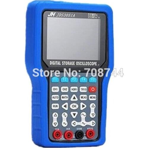 100-240V JDS3051A Digital Oscilloscope Handheld 250MSA/S 50MHz Digital Oscilloscope With 6000 Multimeter