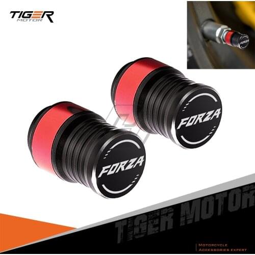For Honda Forza 125 250 300 350 750 750X Scooter Rim Motorcycle Accessories Wheel Valve Stem Cap Set
