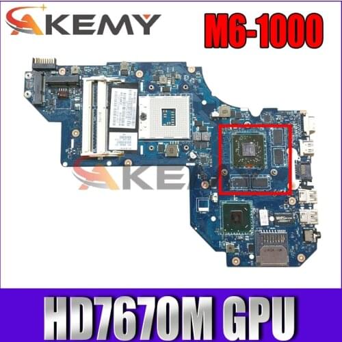 For HP Pavilion M6 M6-1000 laptop motherboard LA-8711P 698399-501 698399-001 HM76 DDR3 GPU HD7670M 100% test work