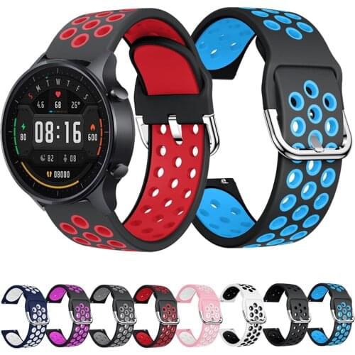 For Xiaomi Watch Color MI Smart Watch Color Strap Replacement Watchbands Silicone Bracelet 22mm Watch Band