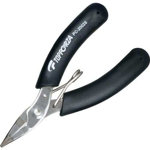 Curved Needle Nose Plier Jewelry Electrical Household Repair Snip DIY Hand Tools