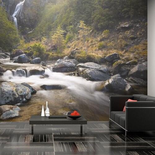Wall mural-Ohakune-Waterfalls in New Zealand - 450x270 cm