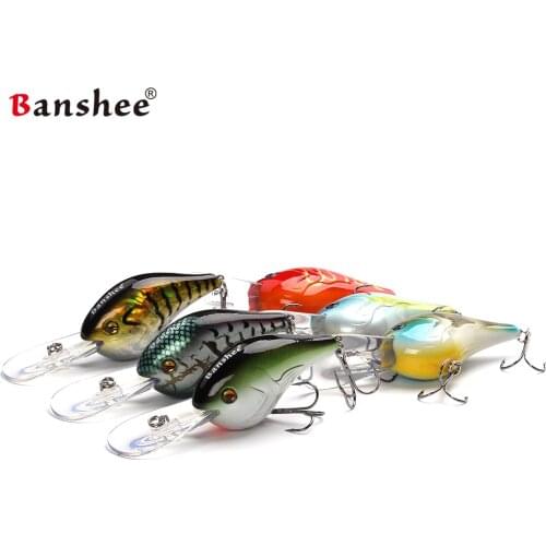 Deep Diving Crankbait fishing lure VC02 6pcs Diving Depth 2-3m lure set Artificial bait Floating Wobblers Fishing Tackle