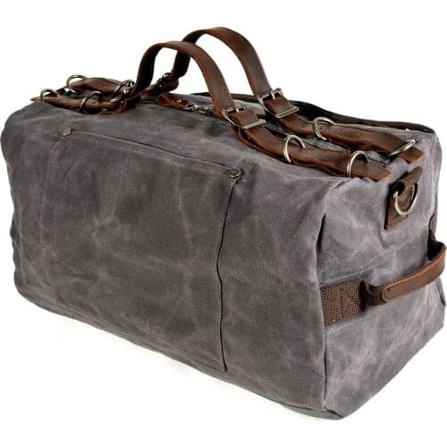 Hlurker Boutique Classical Canvas Hand Bag Large Capacity Luggage Bag Fitness Portable handbag Gym bag Outdoor Travel Bags