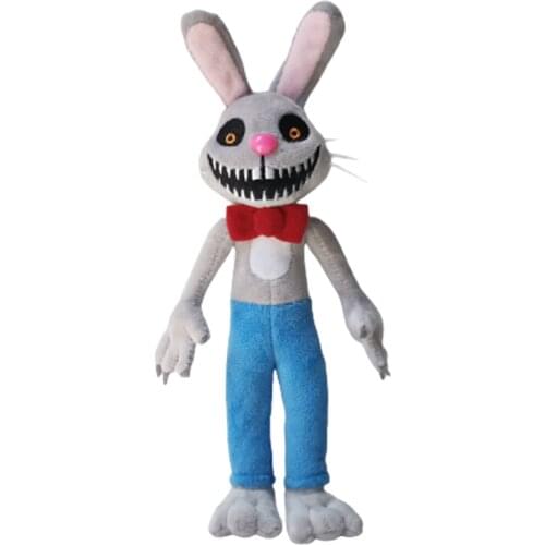 Mr. Hopps Playhouse 2 Plush Animal Horror Rabbit Plush Doll Cute Bunny Mr Hopp Soft Toys Kids Birthday Gifts for Children Girls