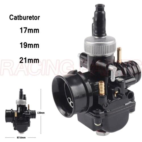 Racing PHBG Carburetor Carb 17mm 19mm 21mm Dellorto Replica Puch Zuma fit for 50cc 70cc 90cc Motor JOG50 DIO90