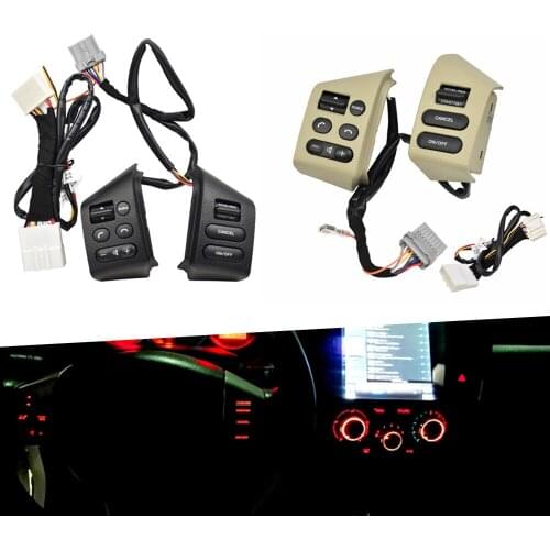 Car Styling Buttons Steering Wheel Control Switch With Wire For Nissan Sylphy 2005-2017 Tiida 2005-2008 Livina 2007-2010