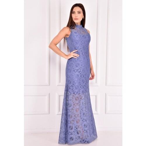 Dantel Abiye Mavi ZNG3086