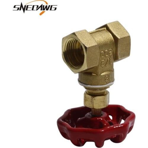 Brass Pipe Valve DN15 DN20 DN25 Shutoff Water Pipe Check Valve Female Thread 1/2'' 3/4'' 1'' Copper Pipe Valve