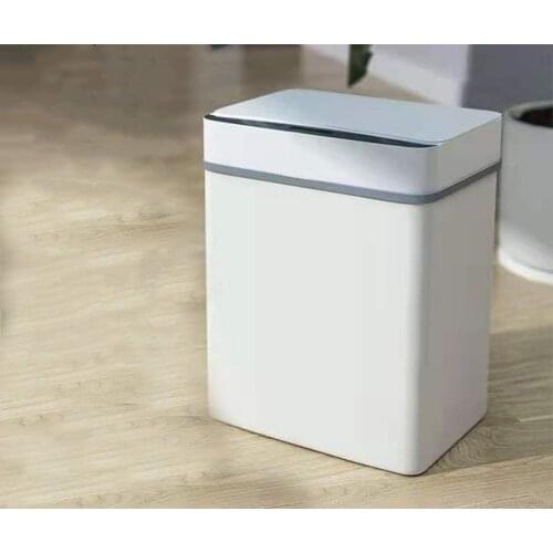 Smart Sensor Trash Can Automatic Sensor Dustbin Smart Sensor Electric Waste Bin Home Rubbish Can For Kitchen Bathroom Garbage