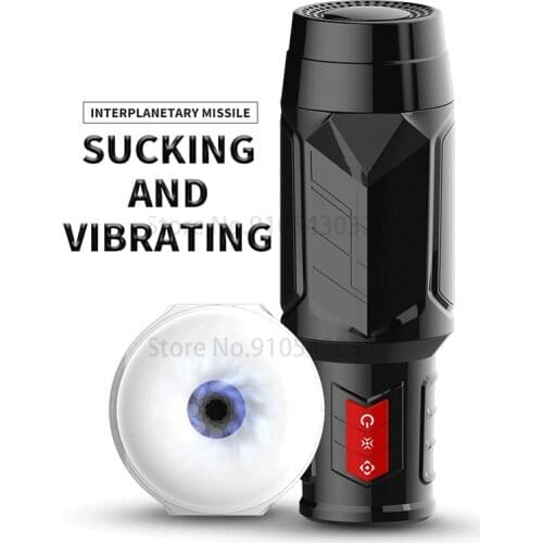 Male Sucking Masturbators Automatic Vibrator Blowjob Deep Throat Masturbation Cup Voice Oral Vagina Real Pussy Sex Toys For Men