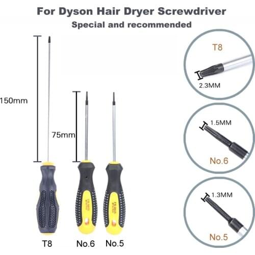 Special Recommended Screwdriver Tool Set for Dyson Hair Dryer HD01 HD02 HD03 Salon Professional Edition To Repair Parts(3pcs)