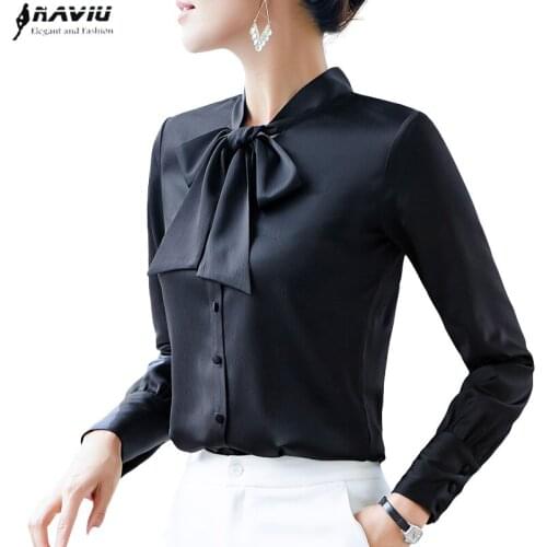 NAVIU Elegant and Fashion Blouses With Tie