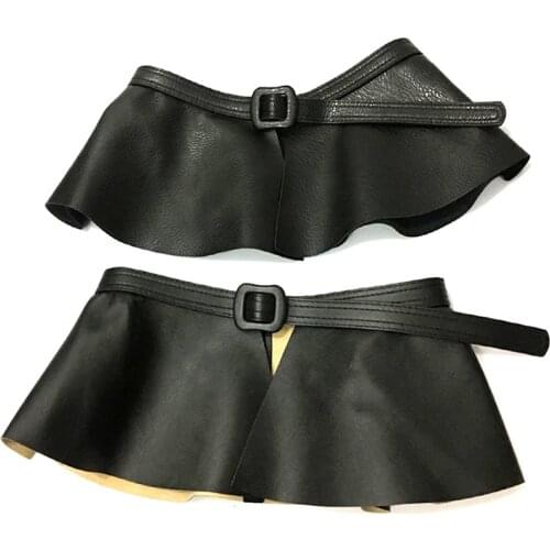 2020 NEW Trending Woman Wide Gold Black Corset Belt Ladies Fashion Ruffle Skirt Peplum Waist Belts Cummerbunds for Women Dress