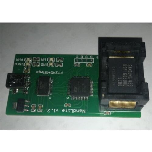 TSOP48 NAND programmer NANDLite K9GAG08U0E K9F2G08U0A Flash memory programmer
