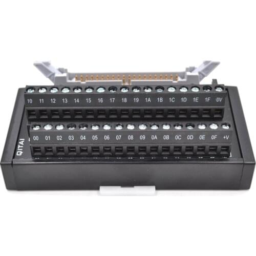 QMT011 three double layer 32-bit PLC input-out conversion European type terminal board