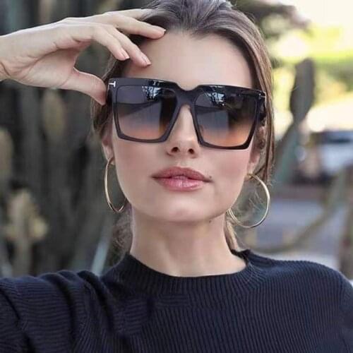 Fashion New Women Oversized Square Sunglasses Luxury Brand Designer Ladies Sun Glasses Vintage Shades UV400 Eyewear