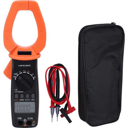 VC6052 Portable Hand‑Held Digital Clamp Meter AC 2000A Ammeter Multimeter with LCD Display