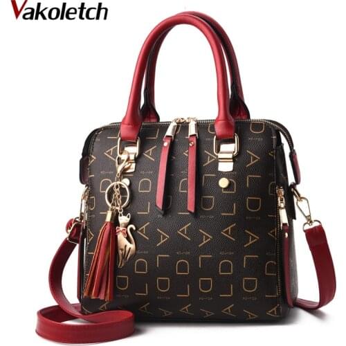 Large Capacity Shoulder Bags Casual Tote Simple Top-handle HandBags 2020 New Tassel Designers Fashion Women PU Leather Bag KL747