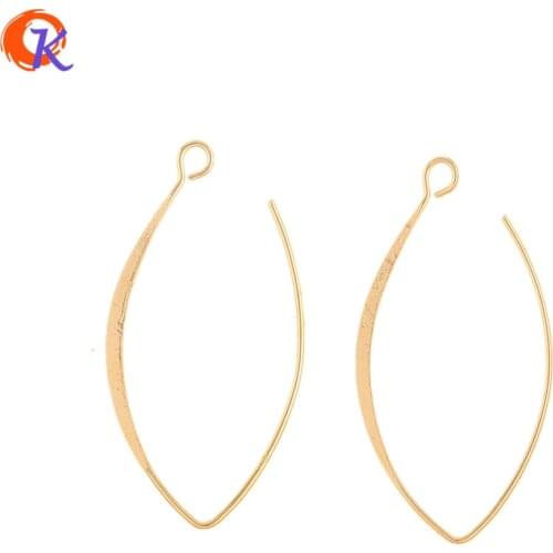 Cordial Design 100Pcs 20*39MM Jewelry Accessories/Earring Findings/Genuine Gold Plating/DIY Making/Hand Made/Earring Hooks