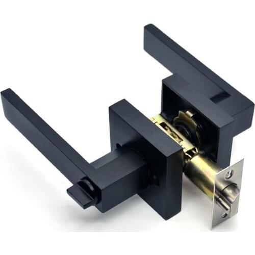 Indoor Door Lock Single Tongue Office Handle Lock Household Interior Lock Cylinder Wooden Door Aluminum Alloy Latch