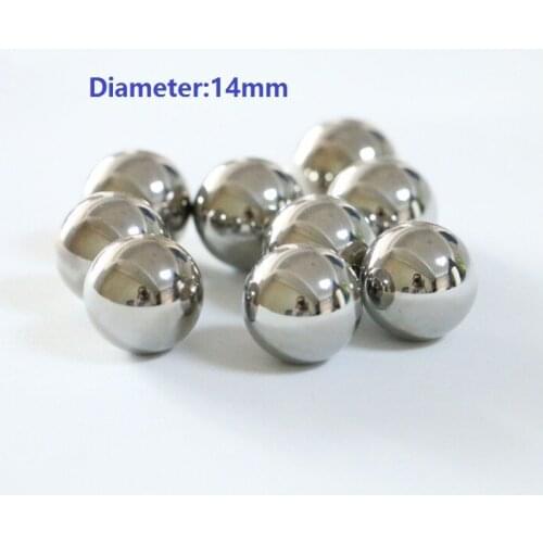 1kg/lot (89pcs) Diameter 14mm high quality 304 stainless steel balls Dia 14 mm bearing balls for hunting slingshot shooting
