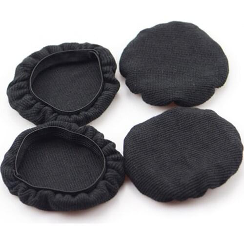 1 Pair Comfortable Sweat Absorption Protective Stretchable Soft Washable Headphone Covers Fit Most On Ear Headphones