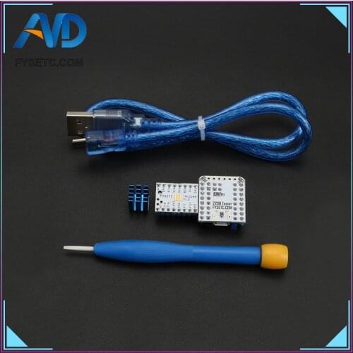 1pc TMC2208 Tester With Stackable Headers Test Or Flash Parameter Modes With 5pcs TMC2208 Operation On USB To Serial Adapter