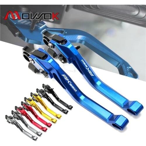 2020 NEW "AK550" 3D Rhombus Motorcycle Adjustable Brake Clutch Levers Handle Levers For KYMCO AK550 AK 550 2017-2020 2019 2018