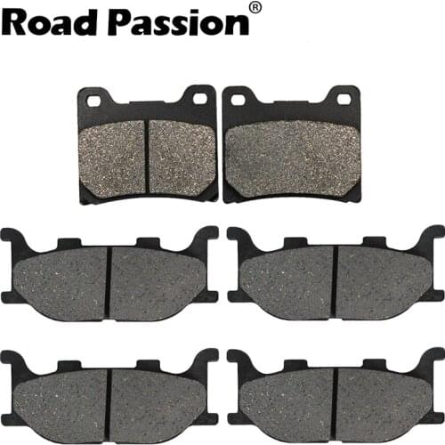 Motorcycle 3 Pairs Front and Rear Brake Pads for Yamaha XVS1100 Dragstar 1999-2004 XVS 1100 A Dragstar Classic 2000-2007