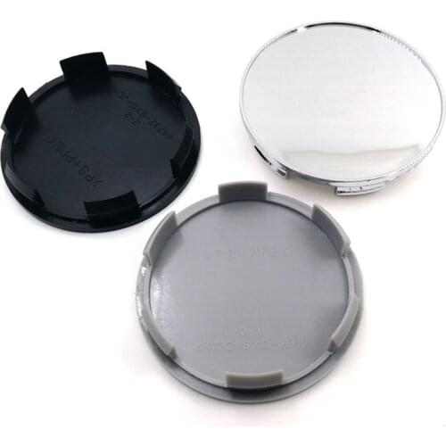 4pcs 69mm Wheel Center Cap Car Styling Hub Cap Cover Please Silver Black 66mm