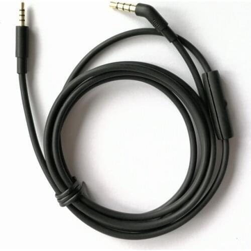 2.5mm to 3.5mm male Audio Cable cord with mic remote For JBL SYNCHROS E40BT E30 E40 E50BT S400BT headphones