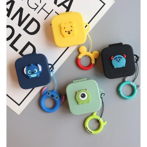 Cute Silicone Case for Xiaomi Air2 SE Case TWS Wireless Earphone Case for Mi Air 2 SE Protective Cover Portable with Finger Ring