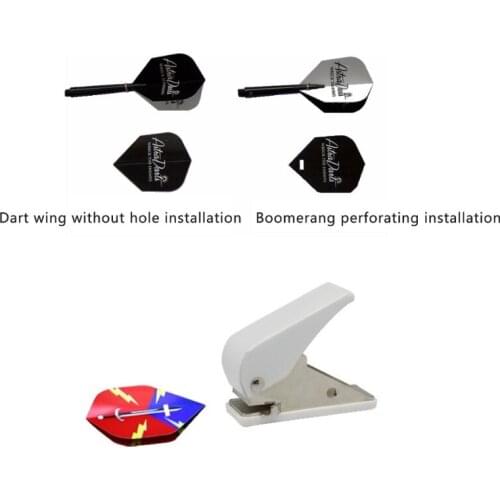 Dart Wing Punch Tool Professional Darts Flight Hole Puncher Metal Ring Accessory