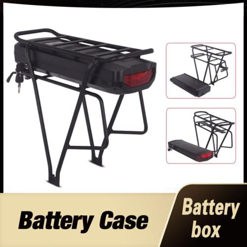48V ebike battery case 36V 52V Electric bike battery box 5V USB Double Layer luggage rack Shanshan Plastic SSE-078 10S10P 13S8P