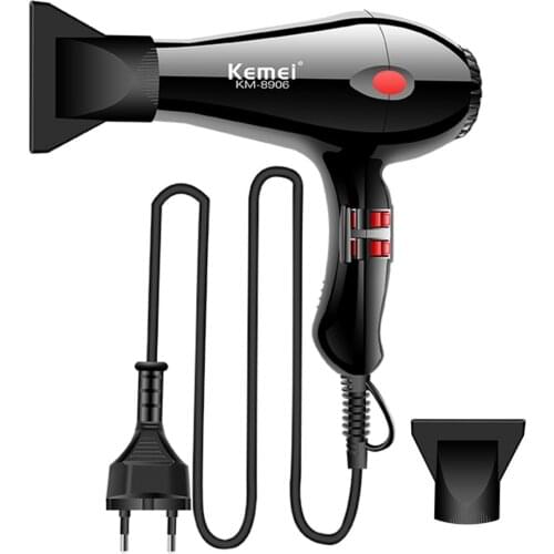 3000w,cold hot air setting professional hair dryer blow with two Nozzles salon hair styling tool 220-240v Voltage , EU plug
