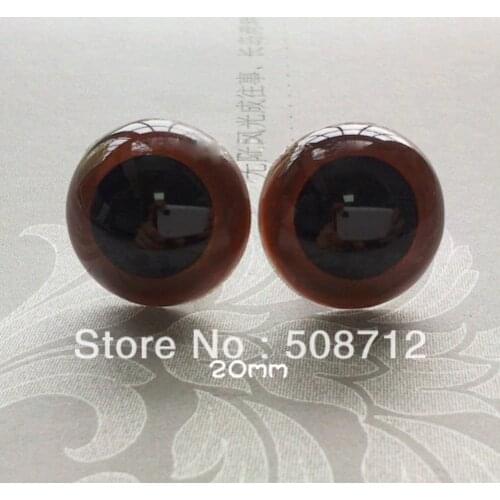 Fress ship!!!20mm Brown Plastic Safety Eyes Amigurumi Stuffed Wool Felted Animals